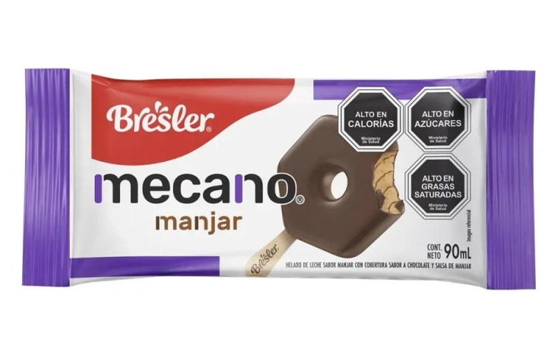 helado mecano manjar